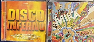 2 CDs Mika - Life In A Cartoon Motion And Disco Inferno  • £3