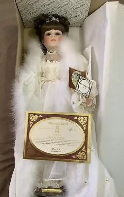 Alberon “Alexandra” Bridal Wedding Collectible Porcelain Doll 61cm  New In Box • $175