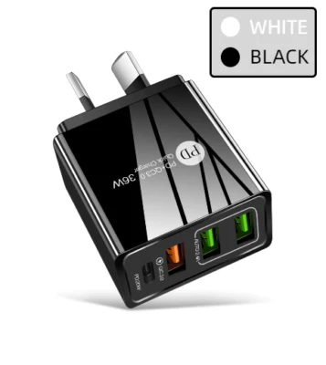 $8.49 • Buy Universal 36W 4Ports USB PD USB-C Wall Home Charger Power Adapter AU Plug Phone