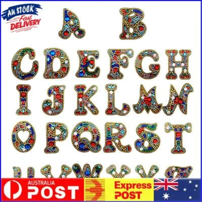$9.07 • Buy DIY Key Chain Diamond Painting Letters Women Girl Bag Keyring Pendant Gift AU