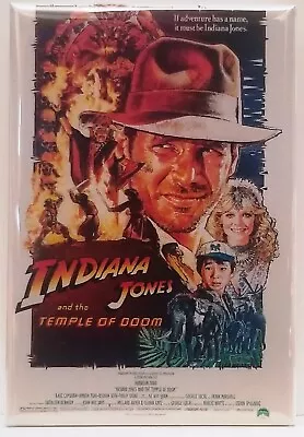Indiana Jones Temple Of Doom MAGNET 2 X3  Refrigerator Locker Movie Poster #7 • $6.95