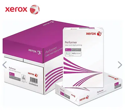 Premium Xerox Performer 80 Gsm A4 Copier Inkjet Paper 500 1000 2500 5000 Sheets • £0.99