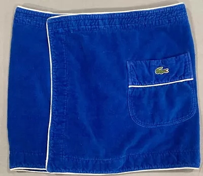 Vintage IZOD Men Towel Wrap One Size Blue Terrycloth Pool Beach Bath Logo Dad • $14.50