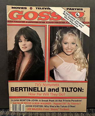 1980 September Gossip Magazine Valerie Bertinelli Charlene Tilton (B2) • $49.99