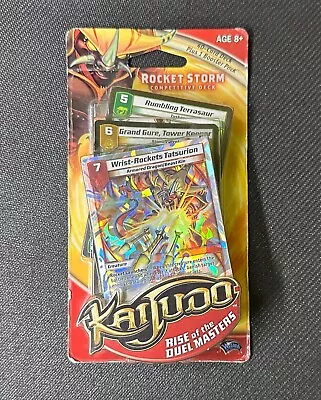Kaijudo Rise Of The Duel Masters Rocket Storm Competitive Deck + Booster Pack • $9.88