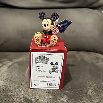 Disney Traditions Jim Shore Mickey Mouse Holding Flowers 4054284 • $22.80