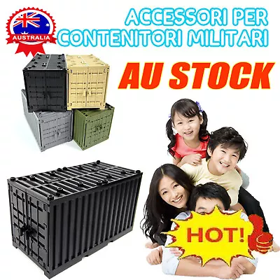 Cargo Shipping Container For Toy Brick Building Blocks Mini Military Figures KJ • $15.16