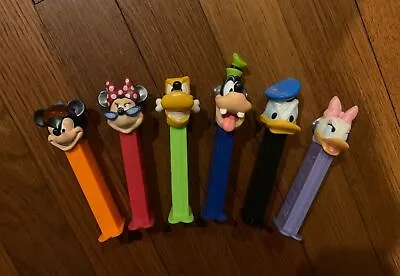 Disney Extreme Pez Dispenser Lot Of 6 Mickey Mouse Minnie Pluto Goofy Daisy Duck • $8.50