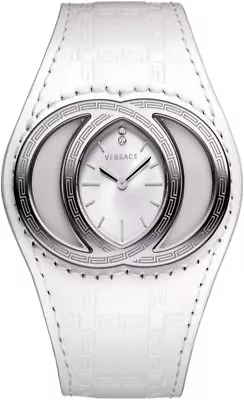 Versace Eclissi Women's White Gullloche Dial Diamond Dial Watch 84Q99SD001 S001 • $394.95