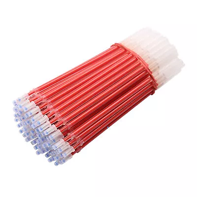 100pcs Ballpoint Pen Refill Wear-resistant Mini Water-based Gel Pen Refill 0 Red • $9.07