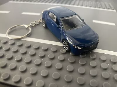 3d Mazda 3 Blue Hatchback Custom Keychain Ring Car Auto Truck Keys New Matchbox • $11.95