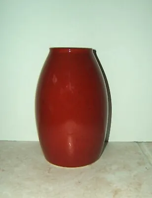 Vintage Scheurich Germany Red Vase German Ceramic Pottery 629-18 • $9.99