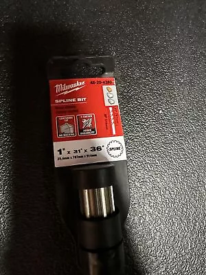 1  X 31  X 36  Hammer Drill Bit Spline 4C By Milwaukee 48-20-4380 • $119.99