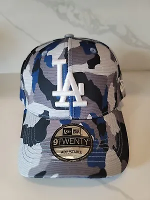 Los Angeles Dodgers Baseball Hat - Blue Camouflage • $16.95