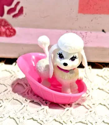 Vintage 1993 Kenner Littlest Pet Shop Splash Happy Puppies Poodle Dog • $22.52