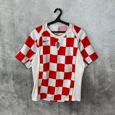 Croatia 2004 2005 Home Football Shirt Nike National Team Jersey Size M • $56.83