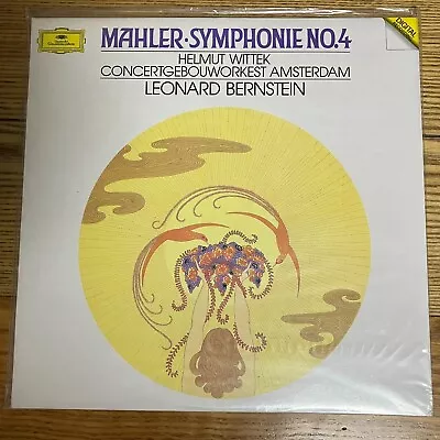 BERNSTEIN : MAHLER SYMPHONIE NO.4 1988 DGG DIGITAL Korea LP Vinyl NEW Sealed • $169.15