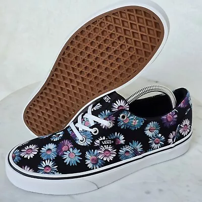 Vans Doheny Womens Sz 10 Dark Floral Multi Daisy Flowers Skater Shoes 508731 NEW • £46.28