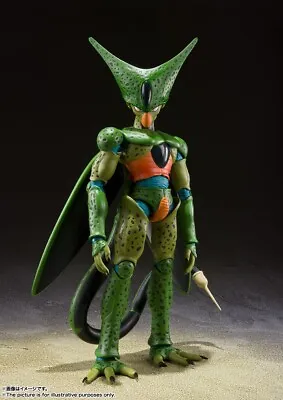 Dragon Ball Z S.H.Figuarts CELL FIRST FORM Action Figure BANDAI Anime Toy • $96