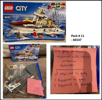 LEGO CITY: Fishing Boat (60147) • $20