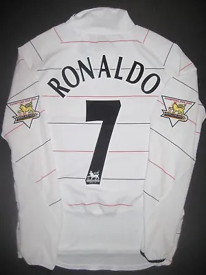 2003-2004 Nike Manchester United Cristiano Ronaldo Long Sleeve Third Jersey Kit • $799.99