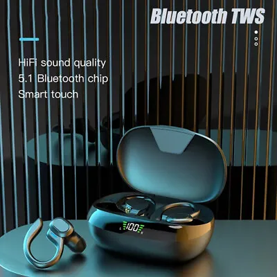 For IPhone 14/13 Plus Pro Max Sports Ear-hook Headsets Headphones Bluetooth TWS • $15.42