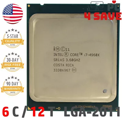 Intel Core I7-4960X Extreme Edition 3.60GHz (Turbo 4.0GHz) 6-Core LGA-2011 SR1AS • $299.99