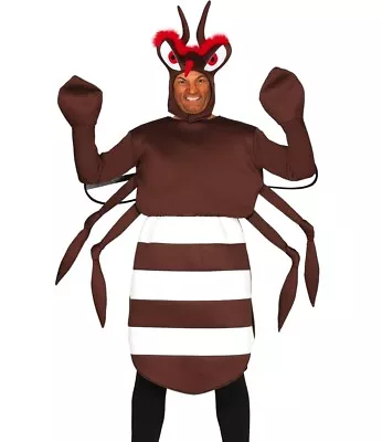 Mens Mosquito Fancy Dress Costume Insect Animal Fly Comedy Stag Night Outfit Fg • £31.99