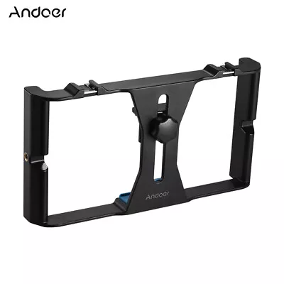 Andoer Smartphone Video Rig Vlogging Recording Grip Bracket Holder Stabilizer AU • $27.27