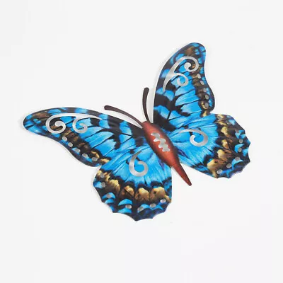 4X Colorful Metal Butterfly Yard Wall Art Metal Garden Decor Outdoor Lawn New • $7.59