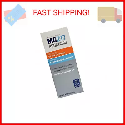 MG217 Multi Symptom Relief 2% Coal Tar Medicated Psoriasis Ointment Oz Jar 4 Oz • $14.72