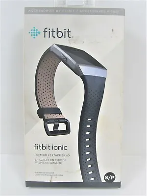Fitbit Ionic Premium Leather Watch Band Midnight Blue Small S/p Strap  • $30.33