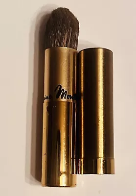 Vtg. Germaine Monteil Paris-Gold Roll Up Make Up Travel Brush/Blush Or Powder • $45.79