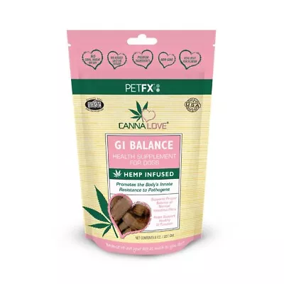 CannaLove GI Balance Hemp Infused Dog Supplement Sticks - 8 Oz • $18.95