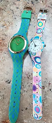 Women's 2 Rubber Band Watches 1 By Fortune NYC EUC Working Lot(238) • $0.99