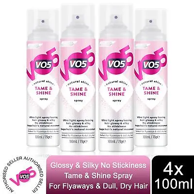 VO5 Hairspray With Heat Defence Tame & Shine 4 Pack 100ml • £14.99