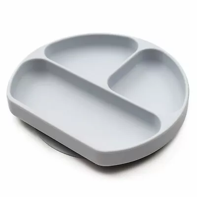 Silicone Grip Dish Suction Plate Divided Baby Toddler Kimchi BPA Free • $12.99