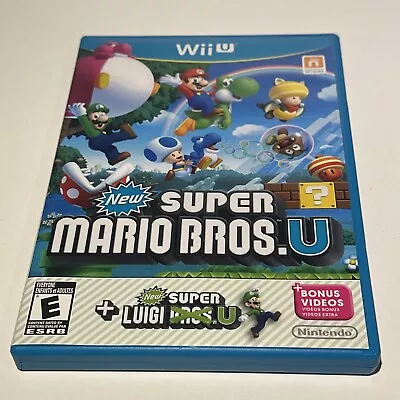 Super Mario Bros. U With New Super Luigi U. (Nintendo Wii U) Tested Working • $21.97