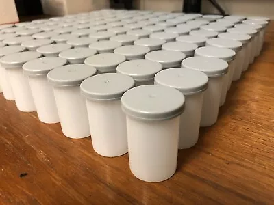$20 • Buy 35mm Film Canisters Plastic Bulk Analog Containers 35 Mm Lot 100 Clear  Fuji