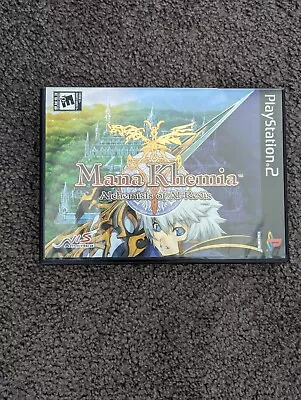 Mana Khemia Alchemists Of Al-Revis Ps2 NTSC • $64.01