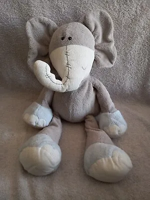 Mamas And Papas Once Upon A Time Peanuts Elephant Baby Soft Toy 17” Beanie Plush • £7