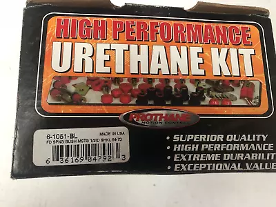 Prothane 6-1051-BL Leaf Spring Eye/Shackle Bushing Kit Fits 64-73 Mustang • $59.95