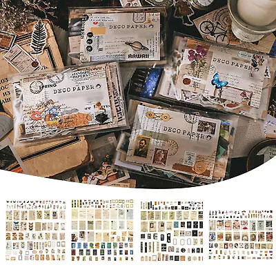  Junk Journal Vintage DIY Material Paper Journaling Supplies Scrapbooking • $16.99