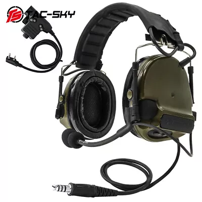 TAC-SKY COMTAC III Noise Cancelling Headphones C3 Tactical Headphones • $155.99