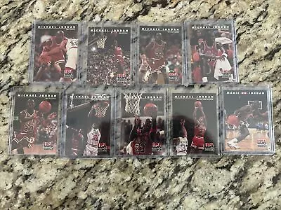 1992 NBA Skybox USA HOF GOAT Michael Jordan Semi Complete 9/10 Card Set NM-MT • $10