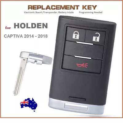 Smart Remote Car Key 433MHz  Fits  Holden Captiva CG7 2014 2015 2016 2017 2018 • $65.07