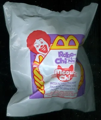 2000 McDonalds Happy Meal Toy Robo-Chi Pets Meow-Chi #2 - Unopened • $3