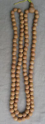 12 Mm 3 Eye 108 Beads Natural Bodhi Seed Tibetan Buddist Mala Nepal • $120