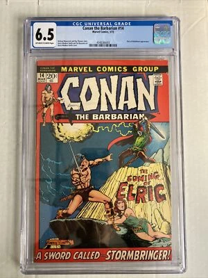 £95.39 • Buy Conan The Barbarian 14 Marvel 1972 Elric Of Melnibone Moorcock CGC 6.5