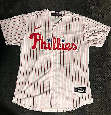 Bryce Harper Philadelphia Phillies White Pin Stripe Jersey - Size XL • $50